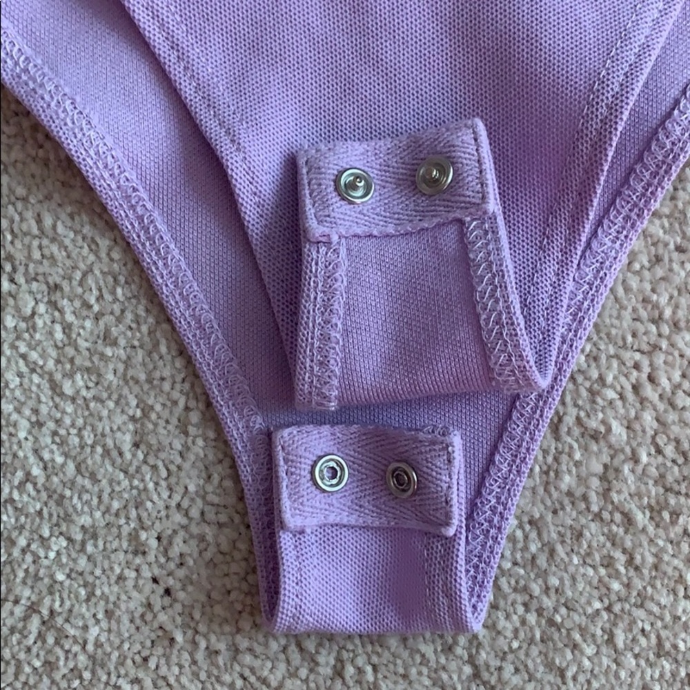 Blue blush purple bodysuit - Picture 3 of 6